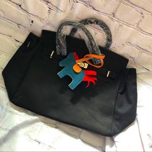 NEW Double Handle Horse Handbag Designer Style